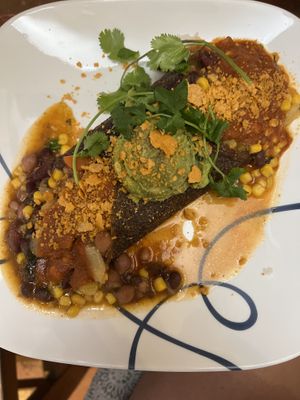 enchilada   at ChocolaTree Organic Oasis in Sedona