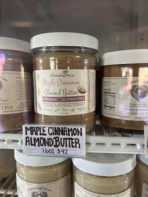 these nut butters r amazing!!  at ChocolaTree Organic Oasis in Sedona