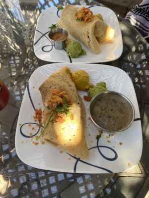 vegan burritos   at ChocolaTree Organic Oasis in Sedona