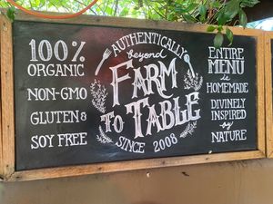 They had me at 100% organic ✔️  at ChocolaTree Organic Oasis in Sedona