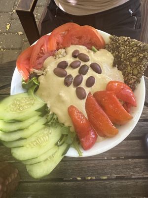 Med salad  at ChocolaTree Organic Oasis in Sedona