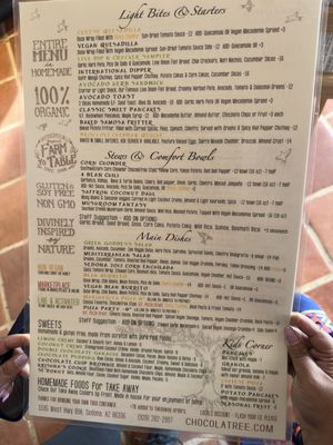   at ChocolaTree Organic Oasis in Sedona