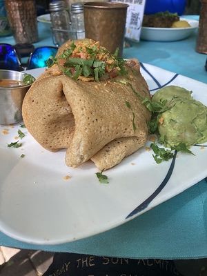 Burrito  at ChocolaTree Organic Oasis in Sedona