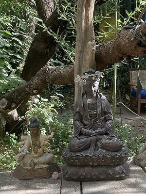 Courtyard at ChocolaTree Organic Oasis in Sedona