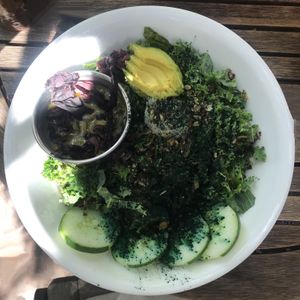Green Goddess Salad at ChocolaTree Organic Oasis in Sedona