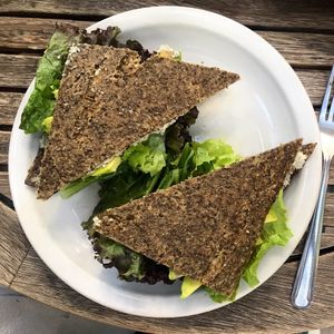 Avo Sandwich at ChocolaTree Organic Oasis in Sedona