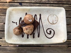 Salted Caramel Blondie  at ChocolaTree Organic Oasis in Sedona