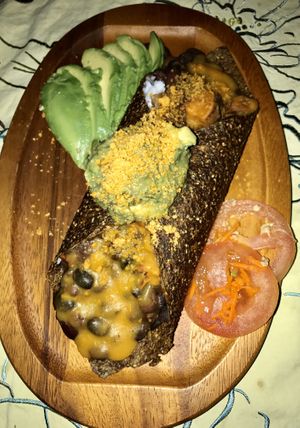 Enchilada at ChocolaTree Organic Oasis in Sedona