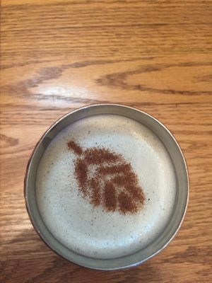 Pachamama latte- yummmmm at ChocolaTree Organic Oasis in Sedona