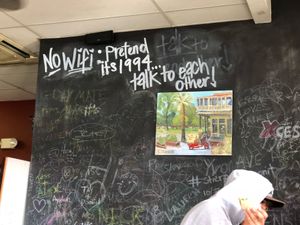 Talk to each other! at Red Scooter Deli in Paso Robles