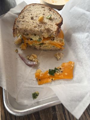 Chick’n Melt  at Red Scooter Deli in Paso Robles