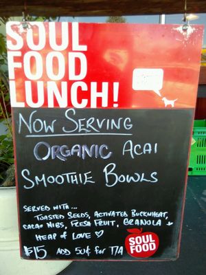 Vegan and recommendable :) at Soul Food Organic Store and Cafe in Wanaka