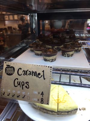 Vegan dessert  at Soul Food Organic Store and Cafe in Wanaka