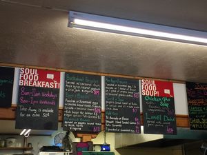 Menu at Soul Food Organic Store and Cafe in Wanaka