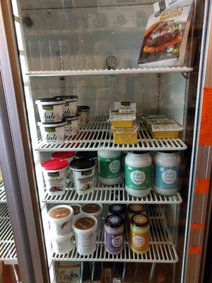 Vegan dairy-alternatives. They also haf tofu & tempeh at Soul Food Organic Store and Cafe in Wanaka
