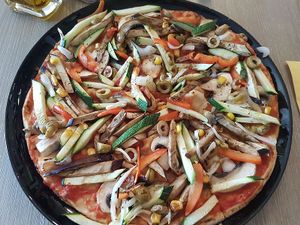 pizza at Pizza & Pasta Poppy's in Oostende