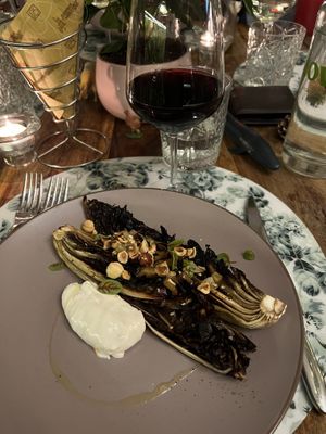 Roasted finochio. A delight   at L'OV Osteria Vegetariana in Florence