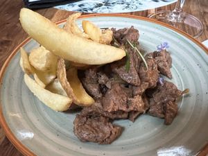   at L'OV Osteria Vegetariana in Florence