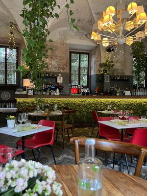   at L'OV Osteria Vegetariana in Florence