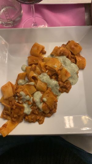 Pasta al Ragú  at L'OV Osteria Vegetariana in Florence