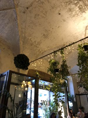   at L'OV Osteria Vegetariana in Florence