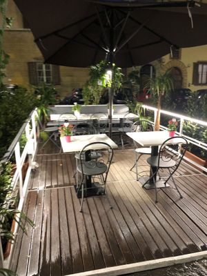   at L'OV Osteria Vegetariana in Florence