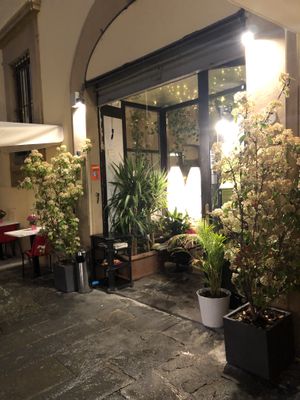   at L'OV Osteria Vegetariana in Florence