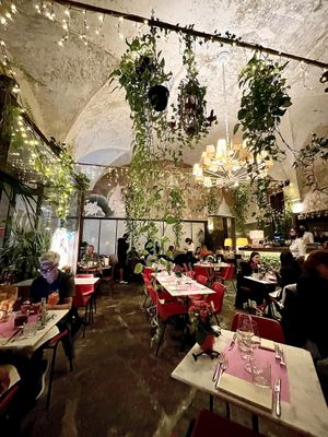   at L'OV Osteria Vegetariana in Florence