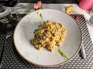   at L'OV Osteria Vegetariana in Florence