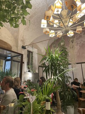   at L'OV Osteria Vegetariana in Florence