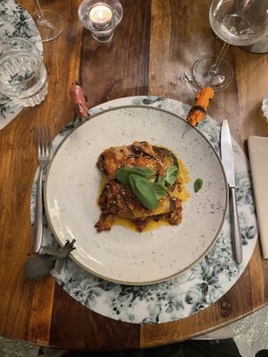 THE Parmigiana!  at L'OV Osteria Vegetariana in Florence