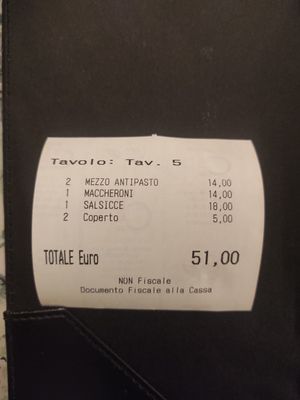 Bill at L'OV Osteria Vegetariana in Florence