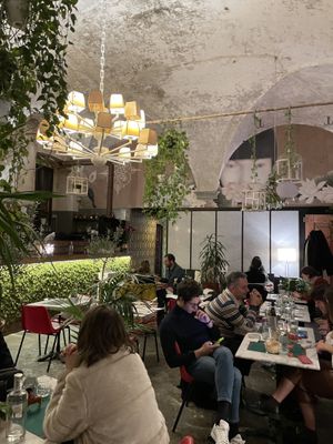   at L'OV Osteria Vegetariana in Florence