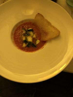 €8 of soup  at L'OV Osteria Vegetariana in Florence