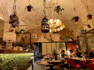   at L'OV Osteria Vegetariana in Florence