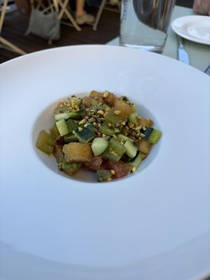 Panzanelle  at L'OV Osteria Vegetariana in Florence