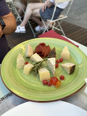 Too expensive cheese platter (just ok)  at L'OV Osteria Vegetariana in Florence