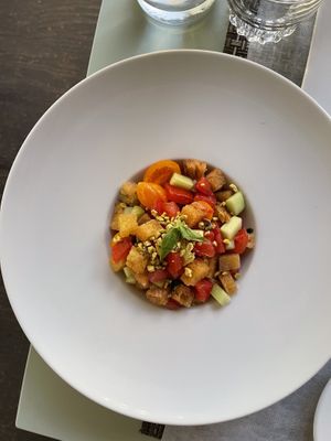   at L'OV Osteria Vegetariana in Florence