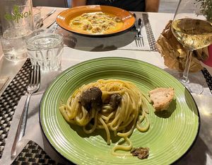 Pasta!  at L'OV Osteria Vegetariana in Florence