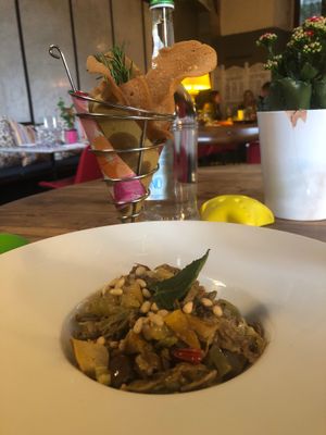 Carbonata salad  at L'OV Osteria Vegetariana in Florence