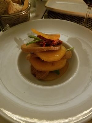 Millefeuille at L'OV Osteria Vegetariana in Florence
