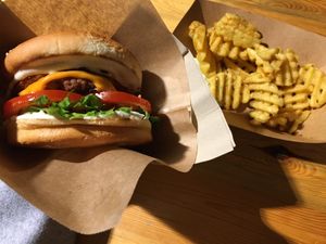 Smash Burger at Veg Machine in Tallinn