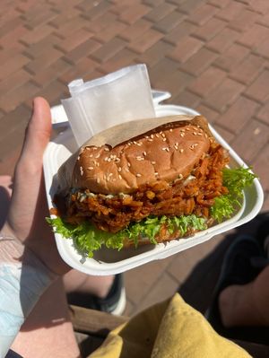 mother trucker burger  at Veg Machine in Tallinn