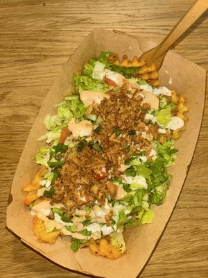Loaded Fries (8.90€)  at Veg Machine in Tallinn