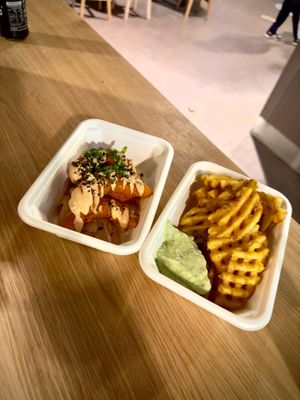 The vegan prawns were delicious! at Veg Machine in Tallinn