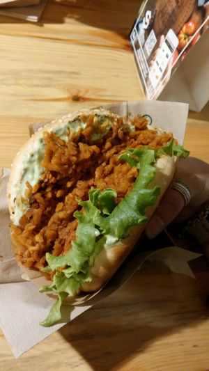 Mother Trucker burger  at Veg Machine in Tallinn