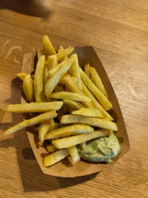 Fries at Veg Machine in Tallinn