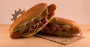 Not dog at Veg Machine in Tallinn