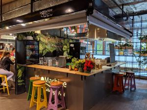 the food stall inside od Balti market at Veg Machine in Tallinn
