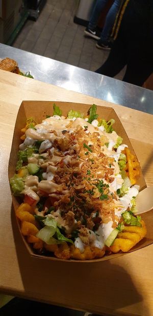 Loaded Fries at Veg Machine in Tallinn